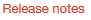 3. Release notes