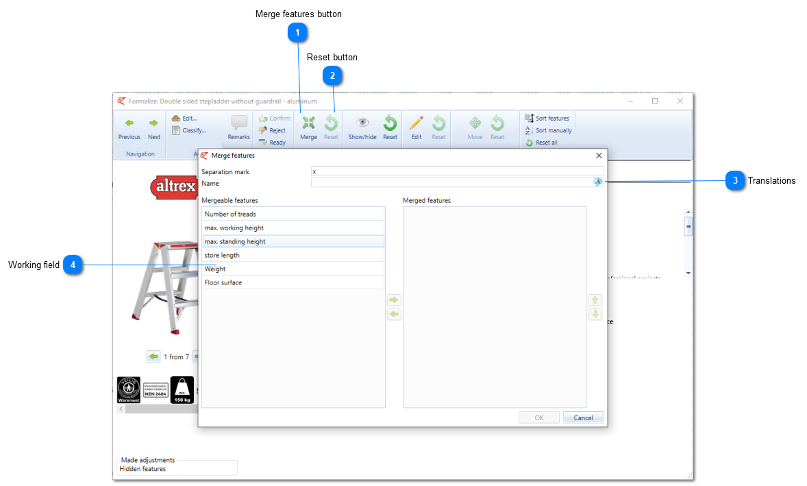 Merge features
