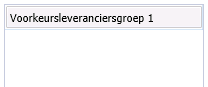 5. Overview preferred supplier groups