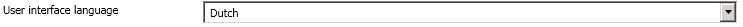 19. User interface language