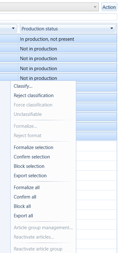 6. Action button