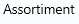 1. Assortiment tab