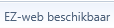 7. EZ-web beschikbaar