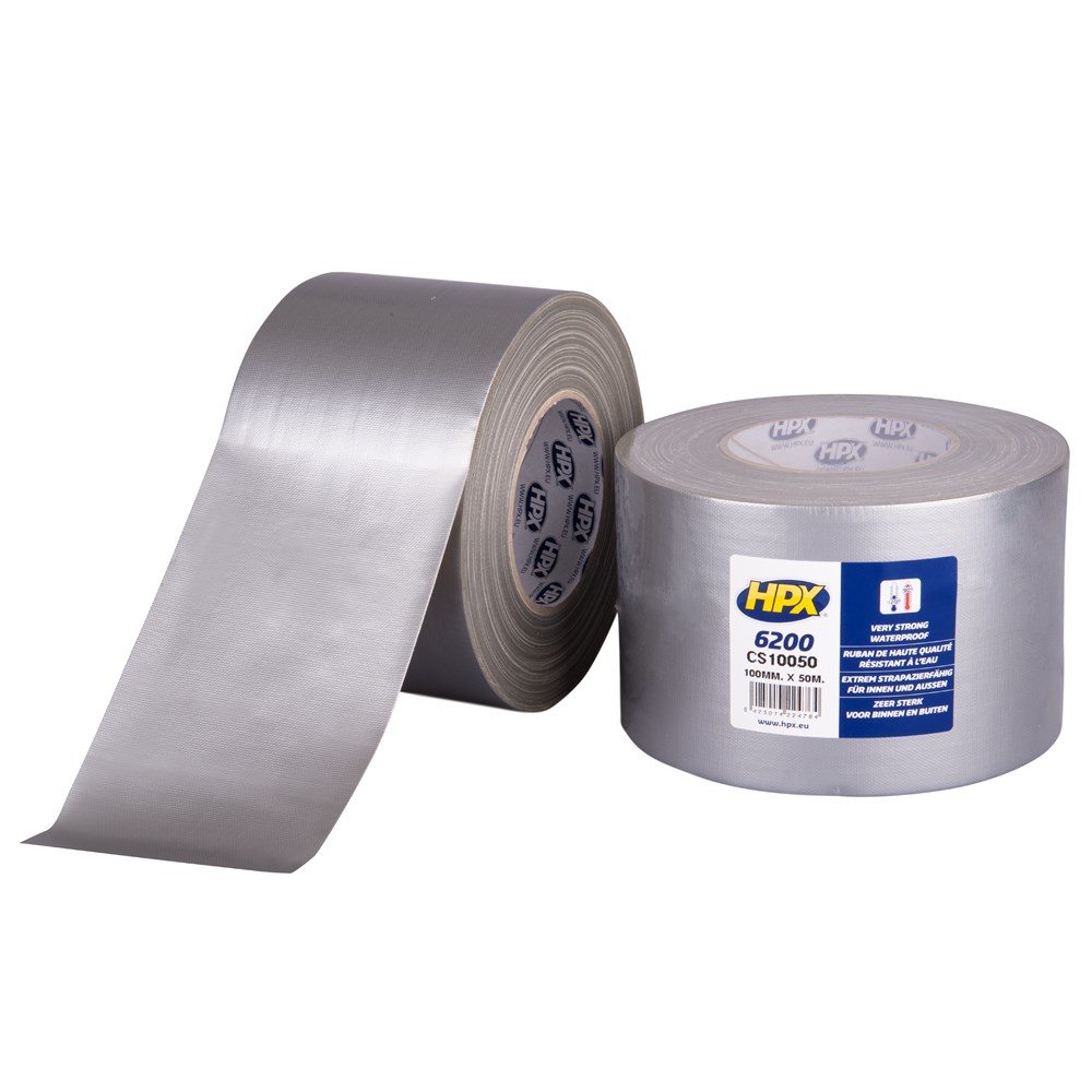 Pantsertape - zilver 100mm x 50m