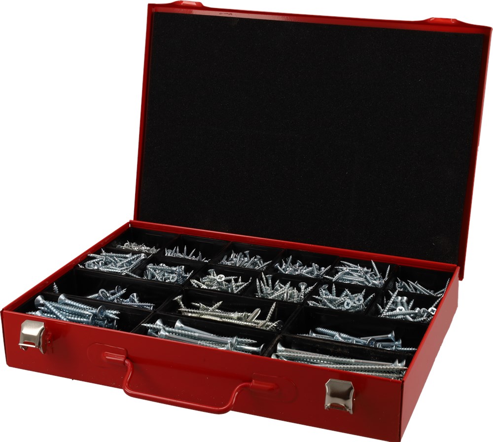 assortimentskoffer metaal rood kelfort-4 assortimentskoffer metaal rood kelfort-4