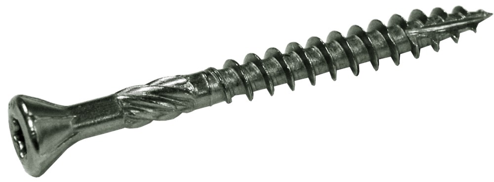 Vlonderschroef platverzonken kop torx, rvs 410