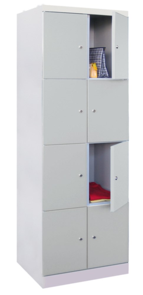 basis plus, kleedruimte, 8 stuks, 300 mm, sokkel, cilinderslot, staal, RAL7035 lichtgrijs, RAL7035 lichtgrijs, poedercoating, poedercoating, 245 mm, RAL7035 lichtgrijs, poedercoating, 46 kg i0000025635.jpg