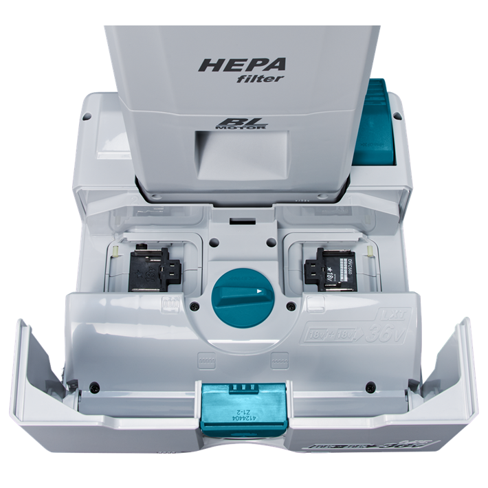 Afbeelding Makita 2x18 v borstelstofzuiger DVC560Z