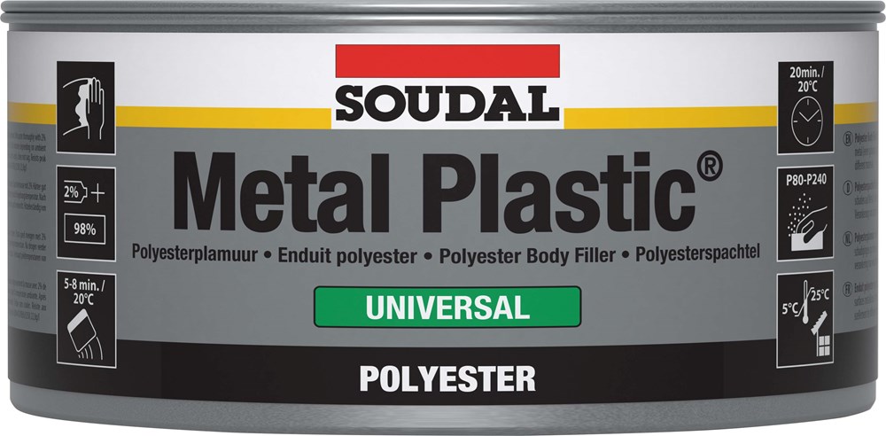 Afbeelding voor Soudal metal plastic universal 2 kg