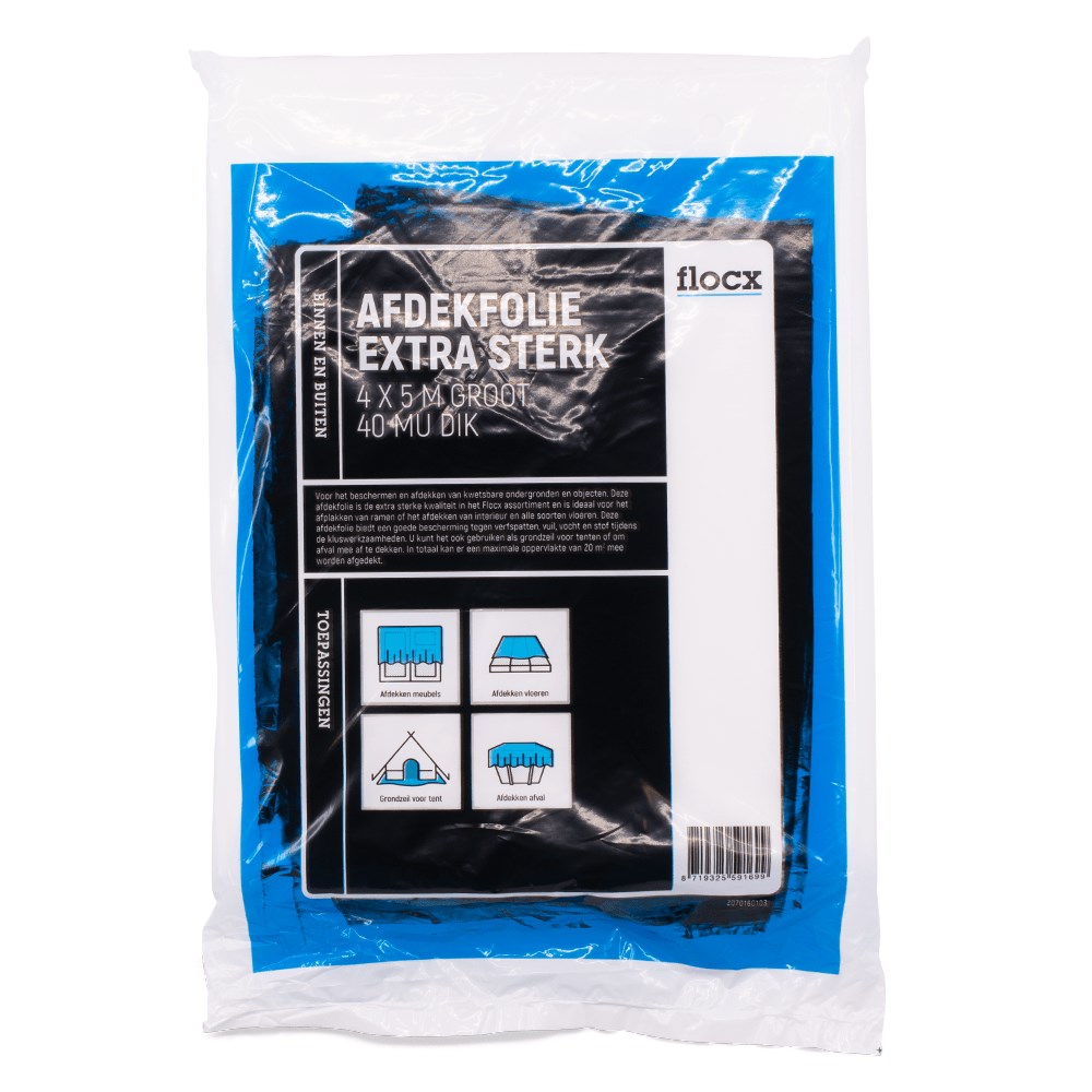Flocx afdekfolie hdpe 4x5 meter (2)