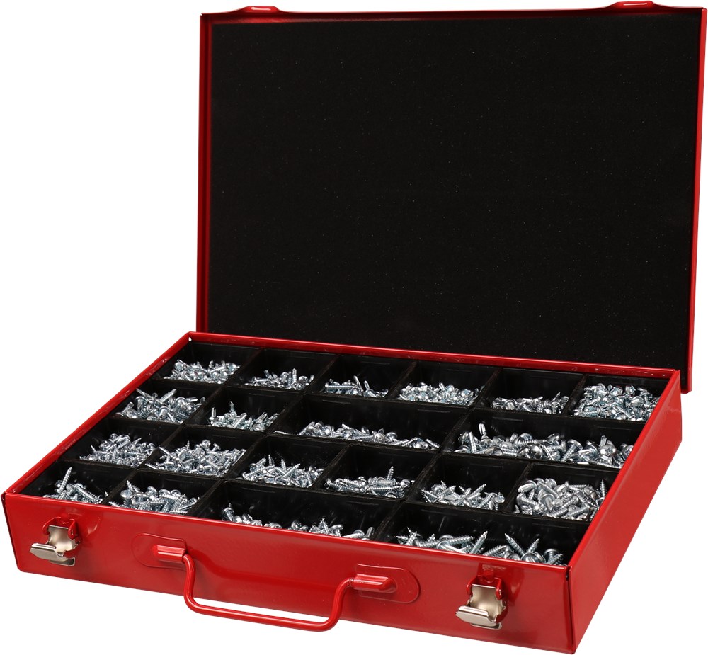 assortimentskoffer metaal rood kelfort-1 assortimentskoffer metaal rood kelfort-1