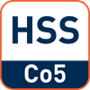 HSS-Co5 (5% kobalt) , geslepen uitvoering