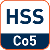 HSS-Co5 (5% kobalt) , geslepen uitvoering HSS-Co5 (5% kobalt) , geslepen uitvoering