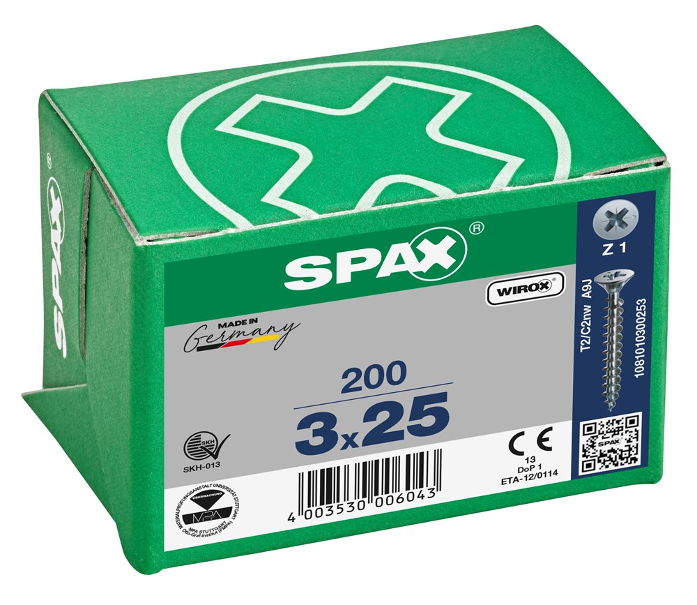 spaanplaatschroef wirox spax-4 spaanplaatschroef wirox spax-4