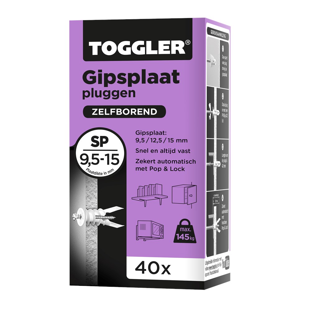 Toggler Gipsplaatplug SP doos met 40 pluggen.tif