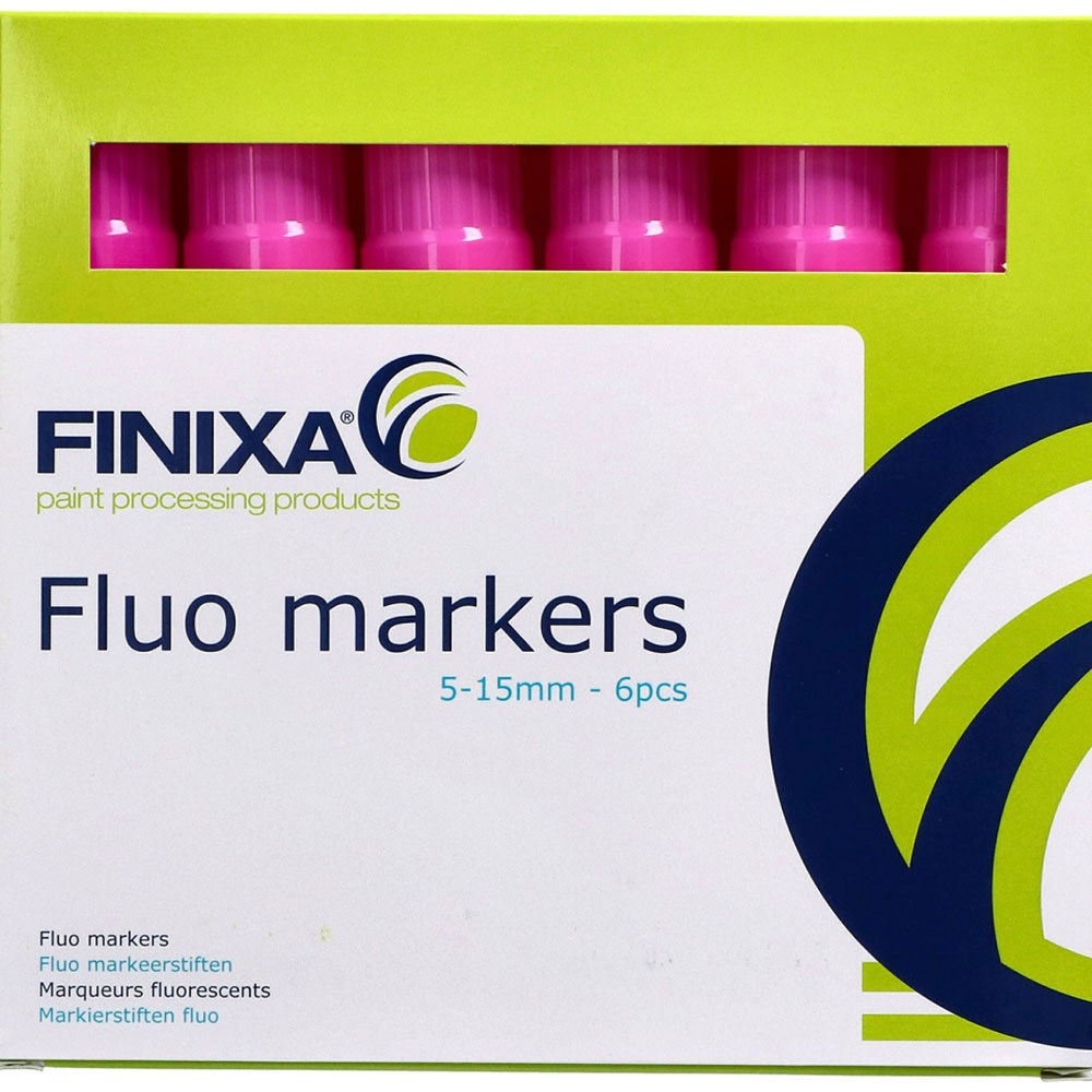 FINIXA FLUO MARKEERSTIFT ROOS 5MM-15MM 6ST (1)