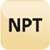 NPT Hand-/machinetap / set HSS, ANSI