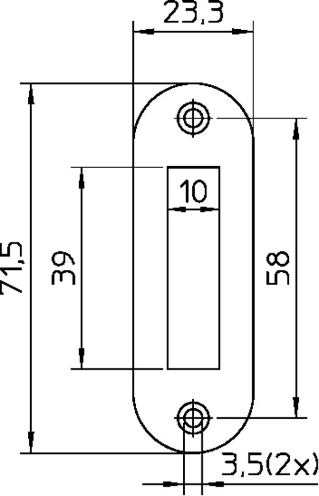 sluitplaat rvs nemef-2 sluitplaat rvs nemef-2