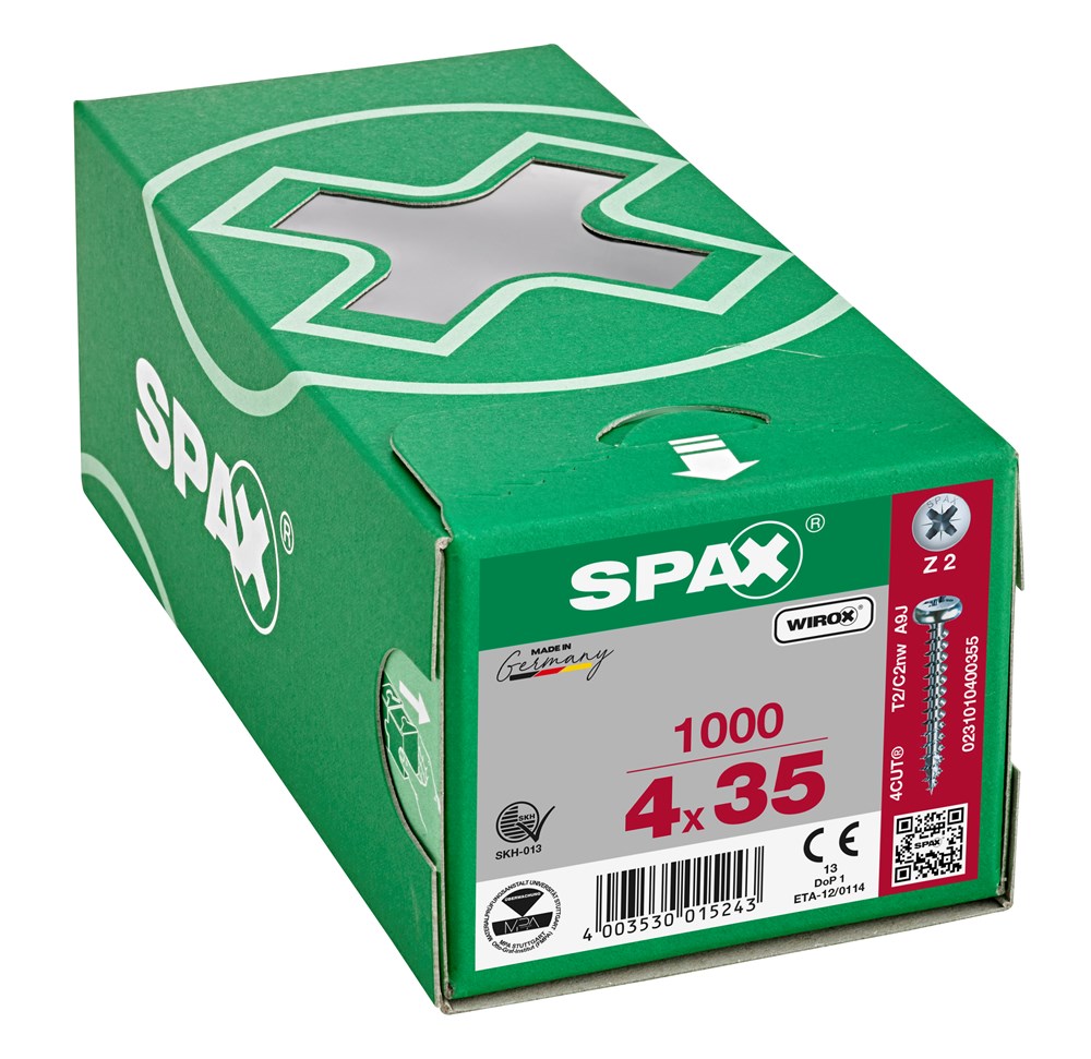 spaanplaatschroef wirox spax-4 spaanplaatschroef wirox spax-4