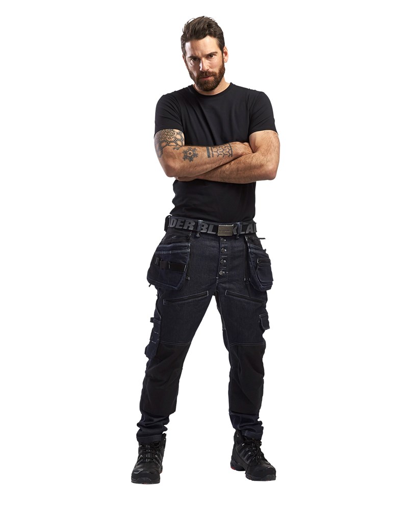 Bijlage Aktentas Banzai Blaklader werkbroek baggy stretch X1900 jeans mt C60 Let op is een model  met verlaagd kruis en slim-fit broekspijpen | Polvo bv