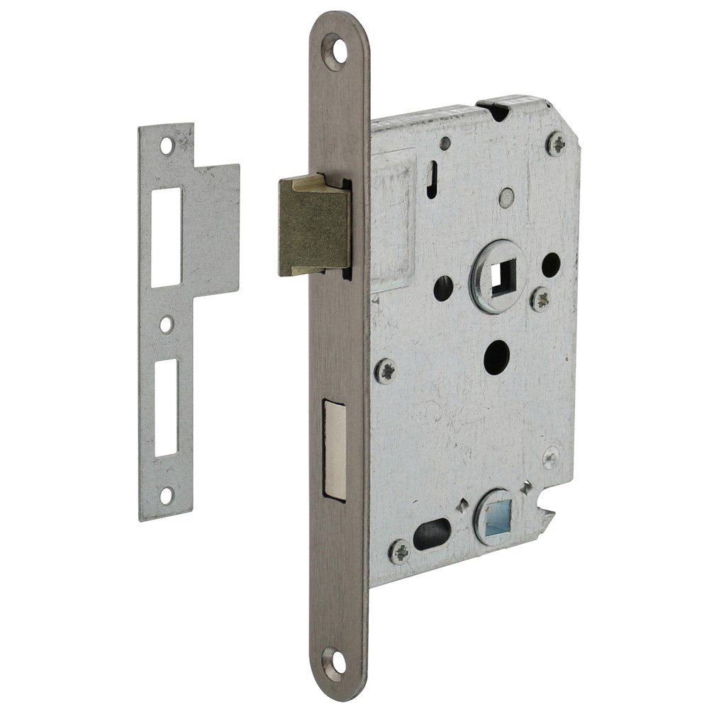 Afbeelding voor Woningbouw toilet-/badkamerslot 63/8 mm rvs geborsteld 9542