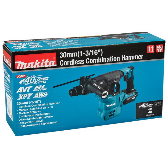 Afbeelding Makita 40 v max combihamer HR008GZ