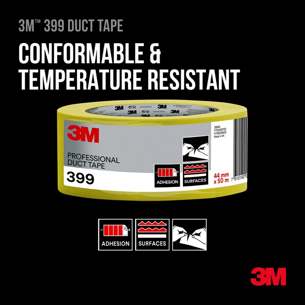 3M tape geel 399- 5570t-44mm rol 50 meter (4)