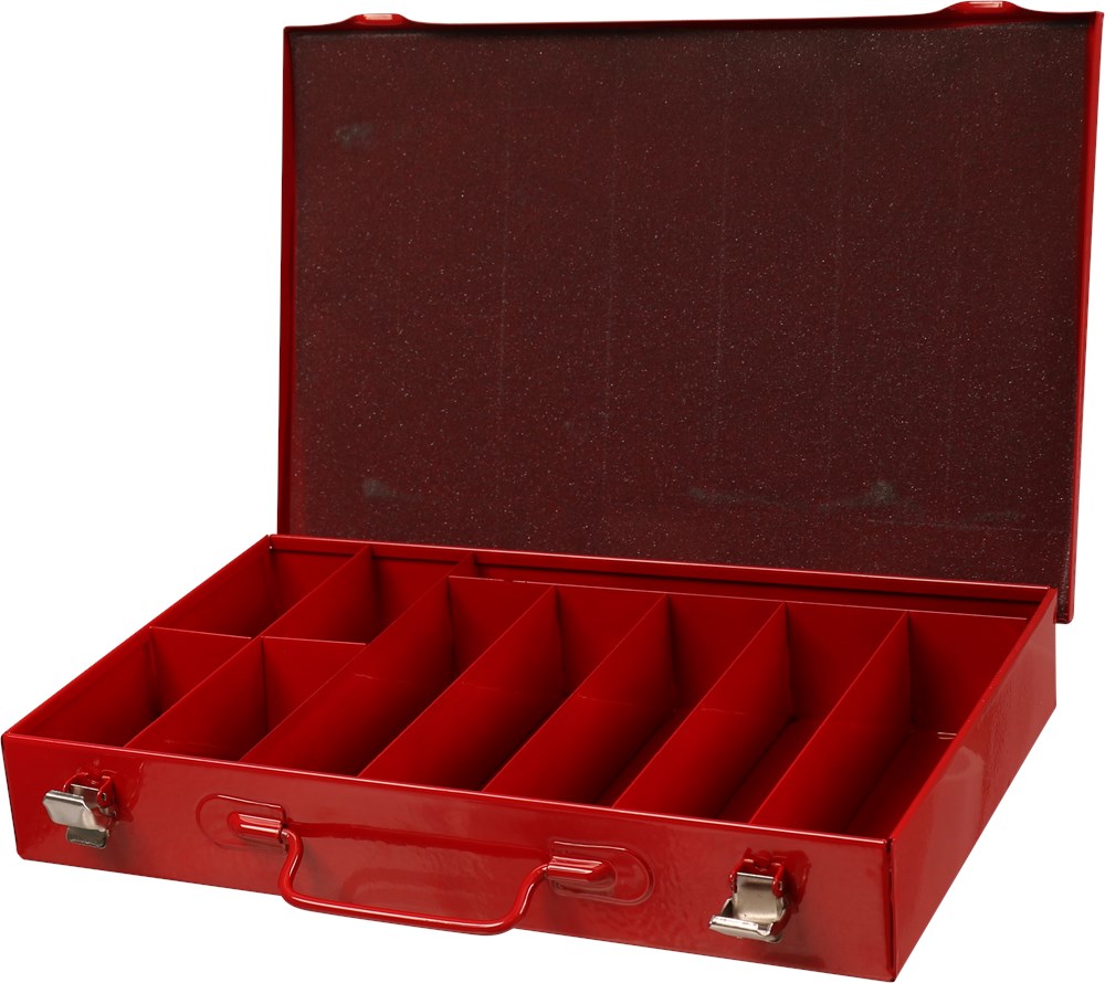 assortimentskoffer metaal rood kelfort-3 assortimentskoffer metaal rood kelfort-3