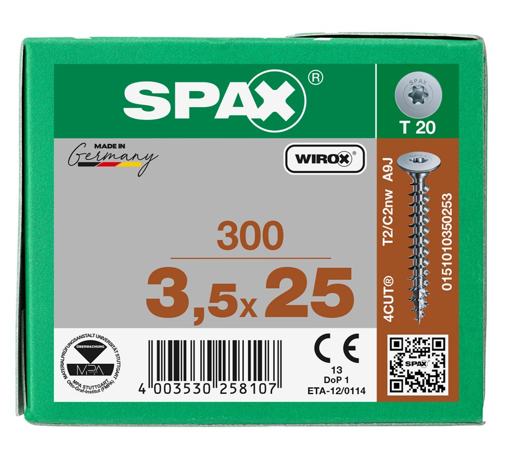 achterwandschroef wirox spax-6 achterwandschroef wirox spax-6