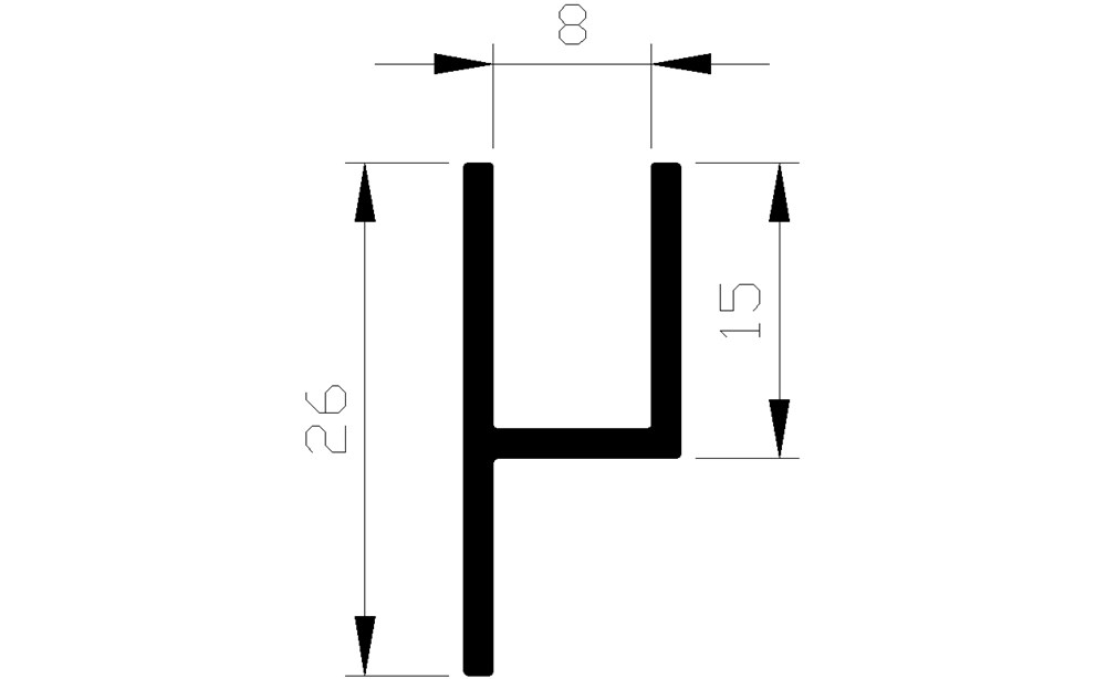 stoeltjesprofiel aluminium brute-2 stoeltjesprofiel aluminium brute-2