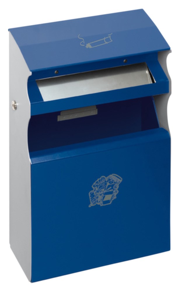 outdoor, 2 l, 15 l, 540 mm, 300 mm, 140 mm, niet beschermd tegen brand, ja, afdak, nee, gentiaanblauw, staal, staal, hoekig, gentiaanblauw, 10 kg, 1 st i0000002853.jpg