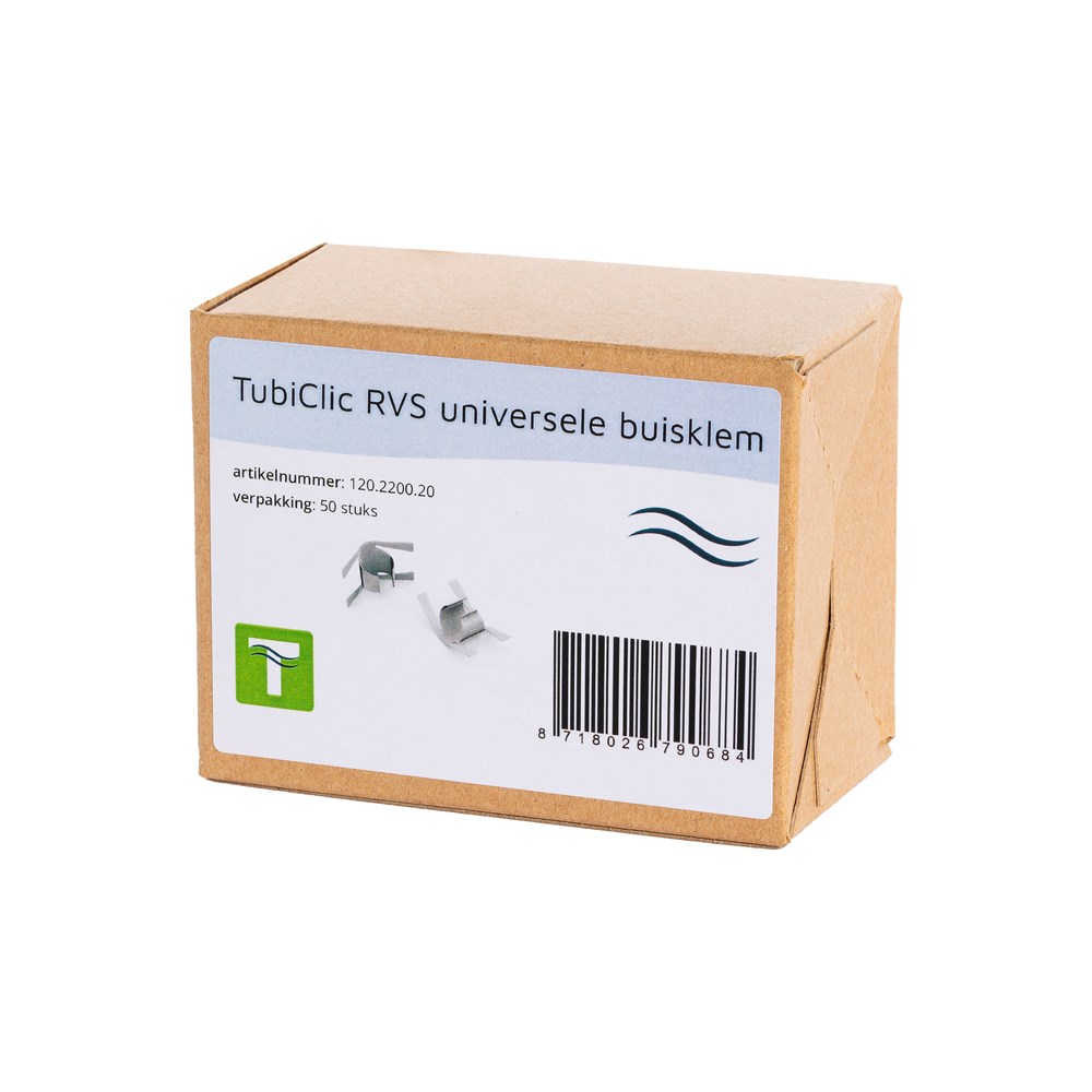 buisklem universeel rvs-2 buisklem universeel rvs-2