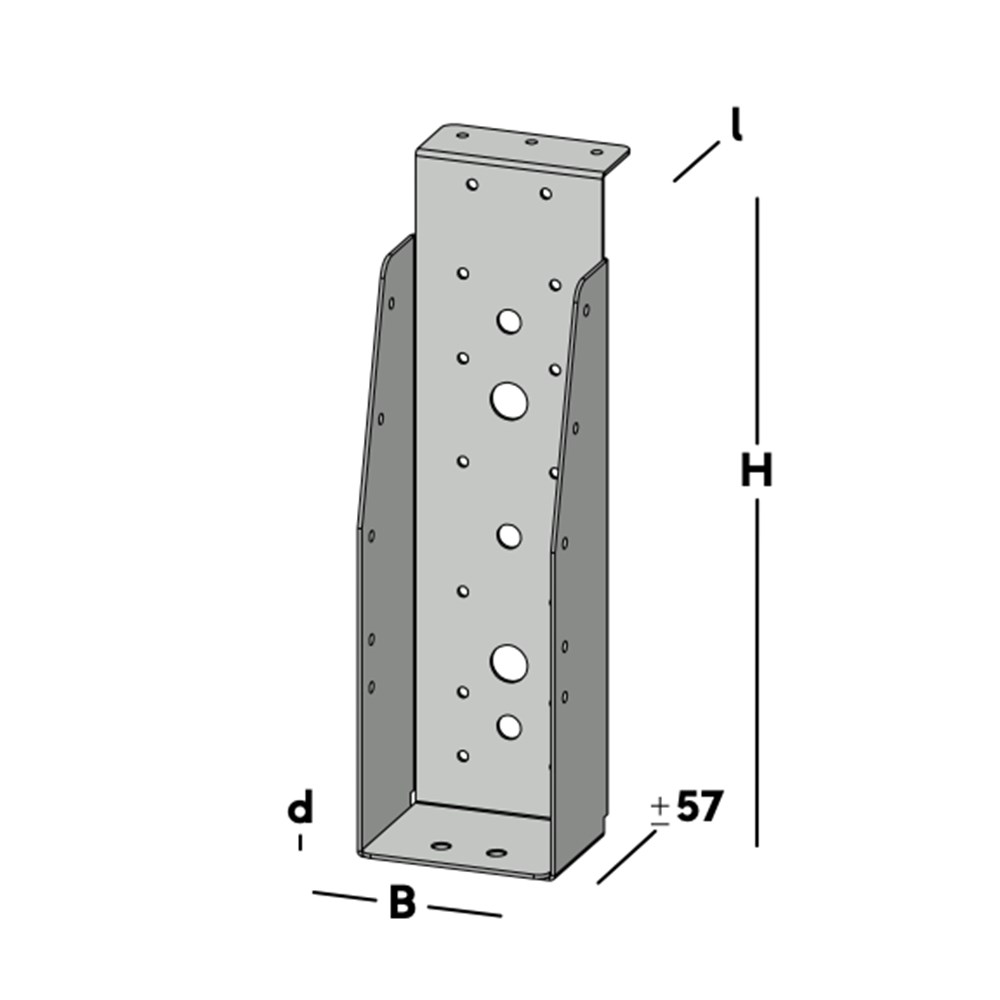 balkdrager gbs korte lip sv-2 balkdrager gbs korte lip sv-2