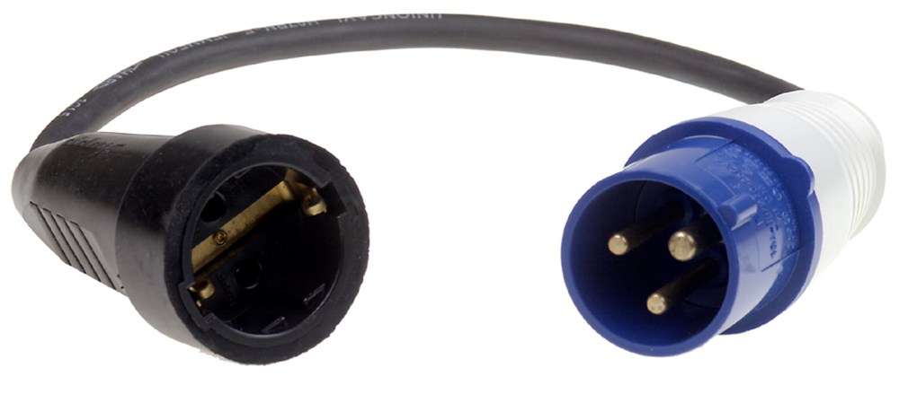 Verloopkabels schuko®/CEE-Norm