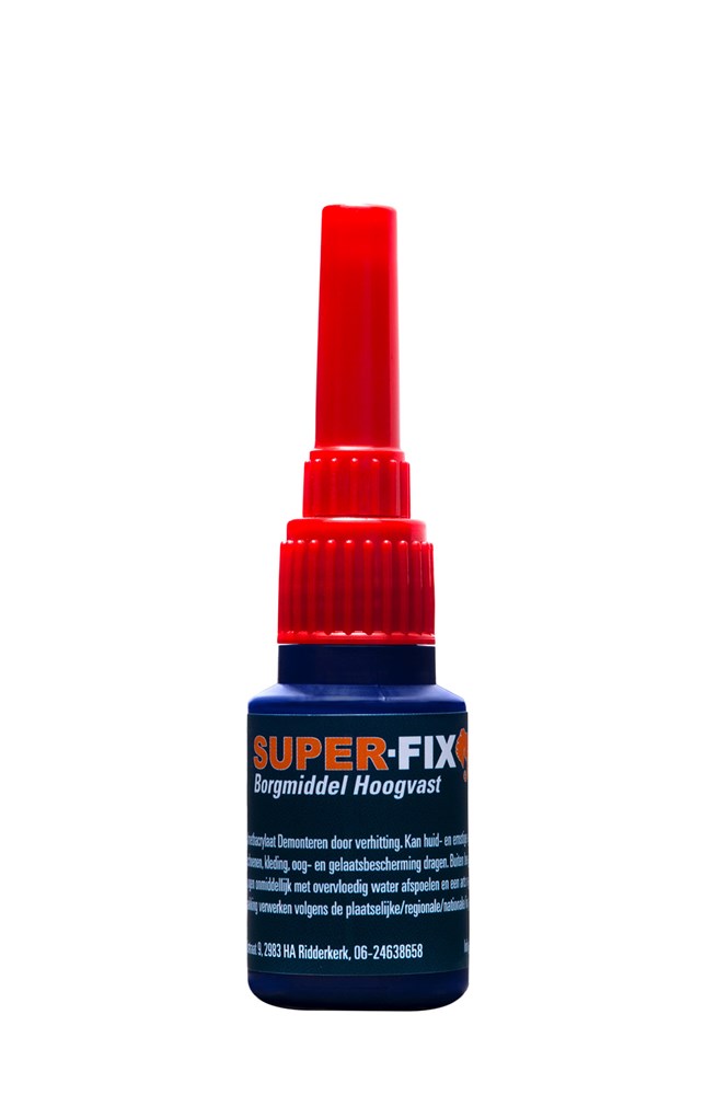 SUPER-FIX BORGMIDDEL HOOGVAST SF01-272 ROOD 10ML SUPER-FIX BORGMIDDEL HOOGVAST SF01-272 ROOD 10ML