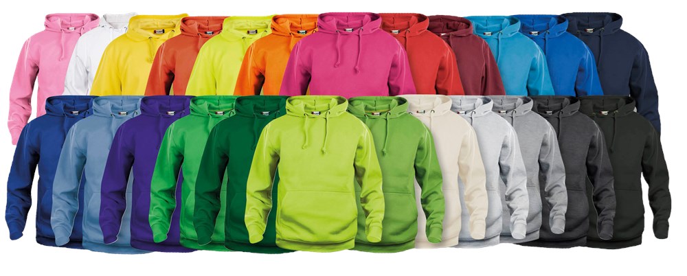 Hoodie, polyester/katoen