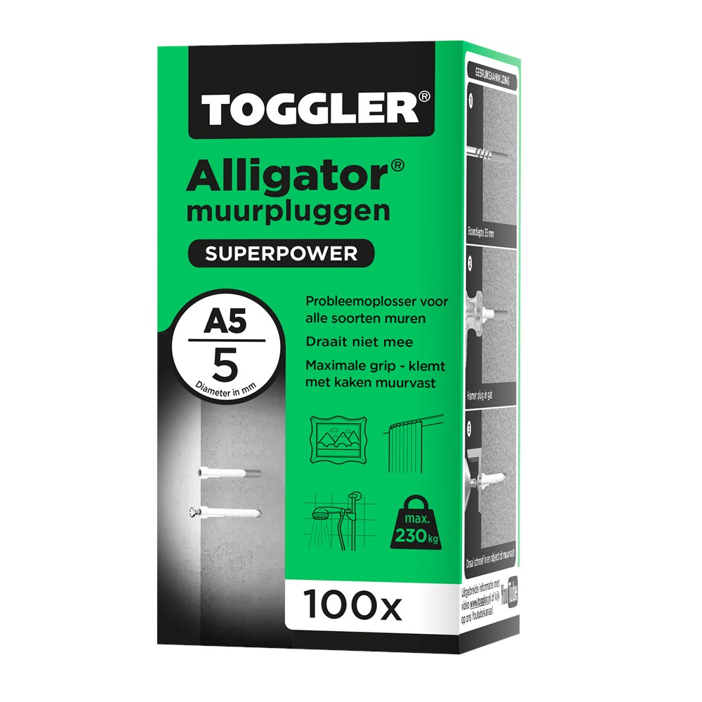 plug alligator zonder flens toggler-1 plug alligator zonder flens toggler-1