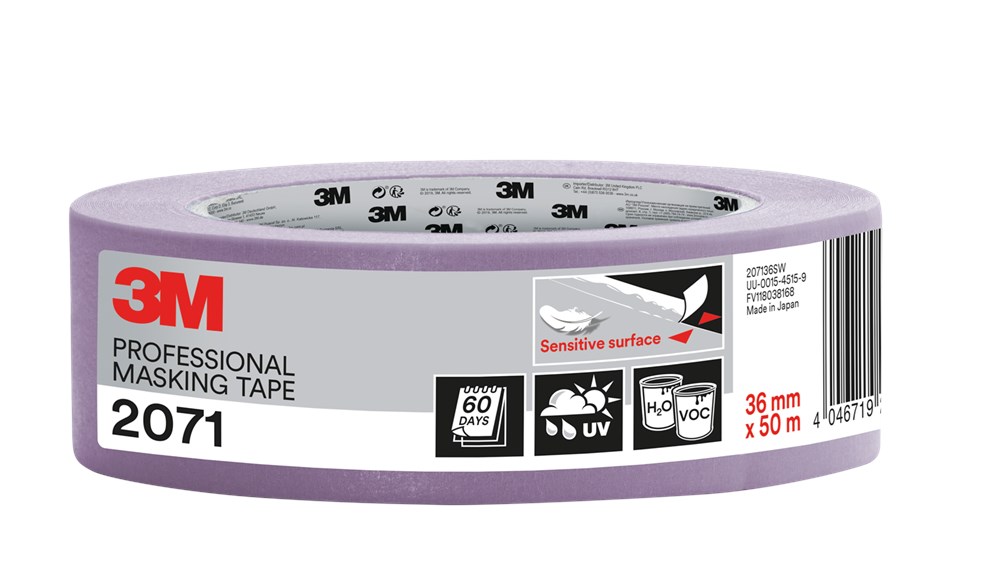 3M Scotch 2071 Afplaktape Paars - 50 m x 36 mm