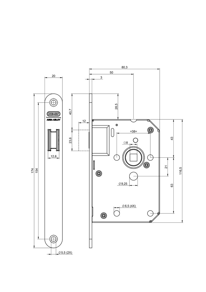 magneetslot insteek loop nemef-4 magneetslot insteek loop nemef-4