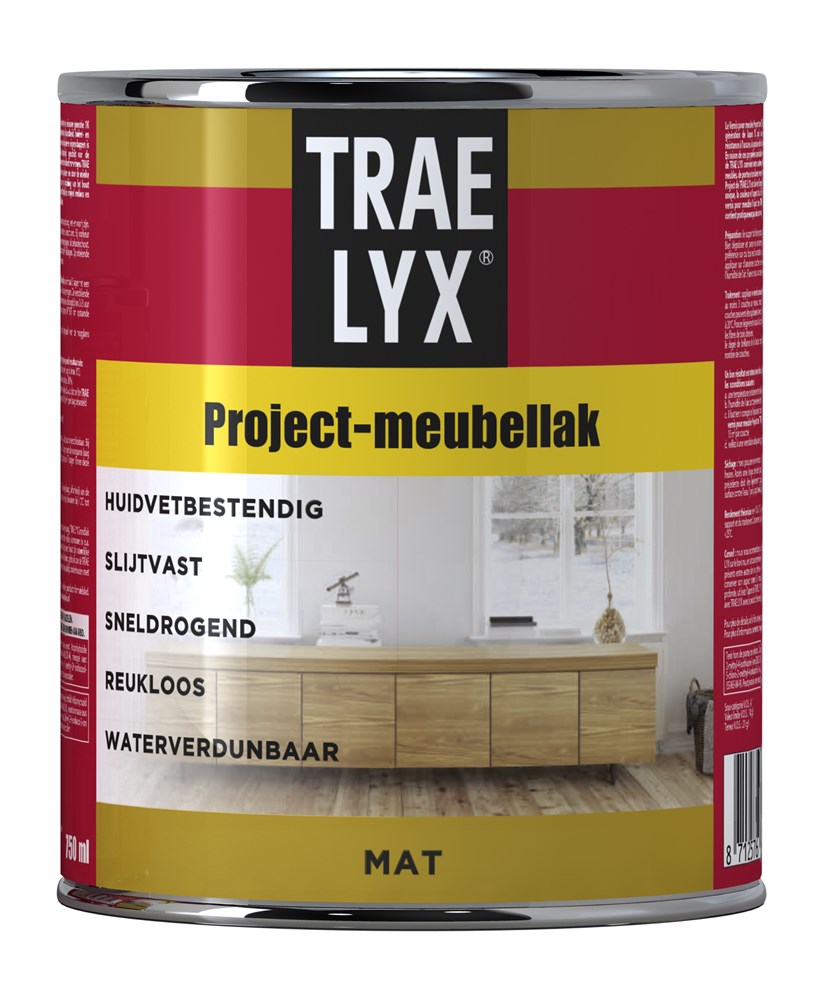 Trae Lyx Meubellak Mat - 750 ml
