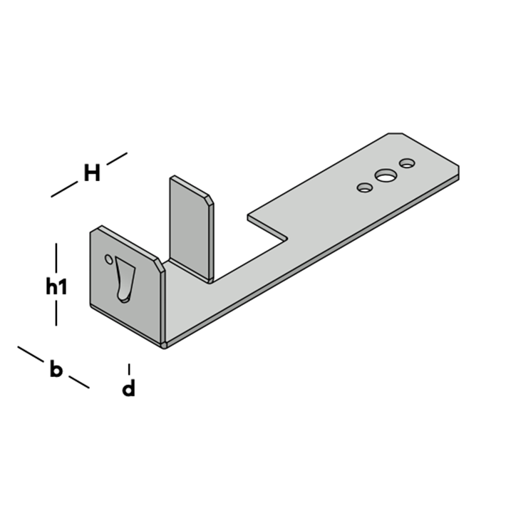 Afbeelding tekening GB randbekistingsanker sv-1 vlak