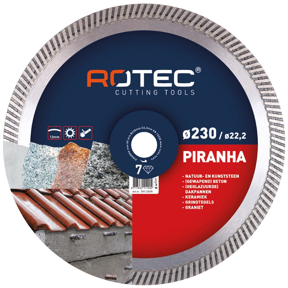 Afbeelding voor Diamantzaag PIRANHA 7 709R