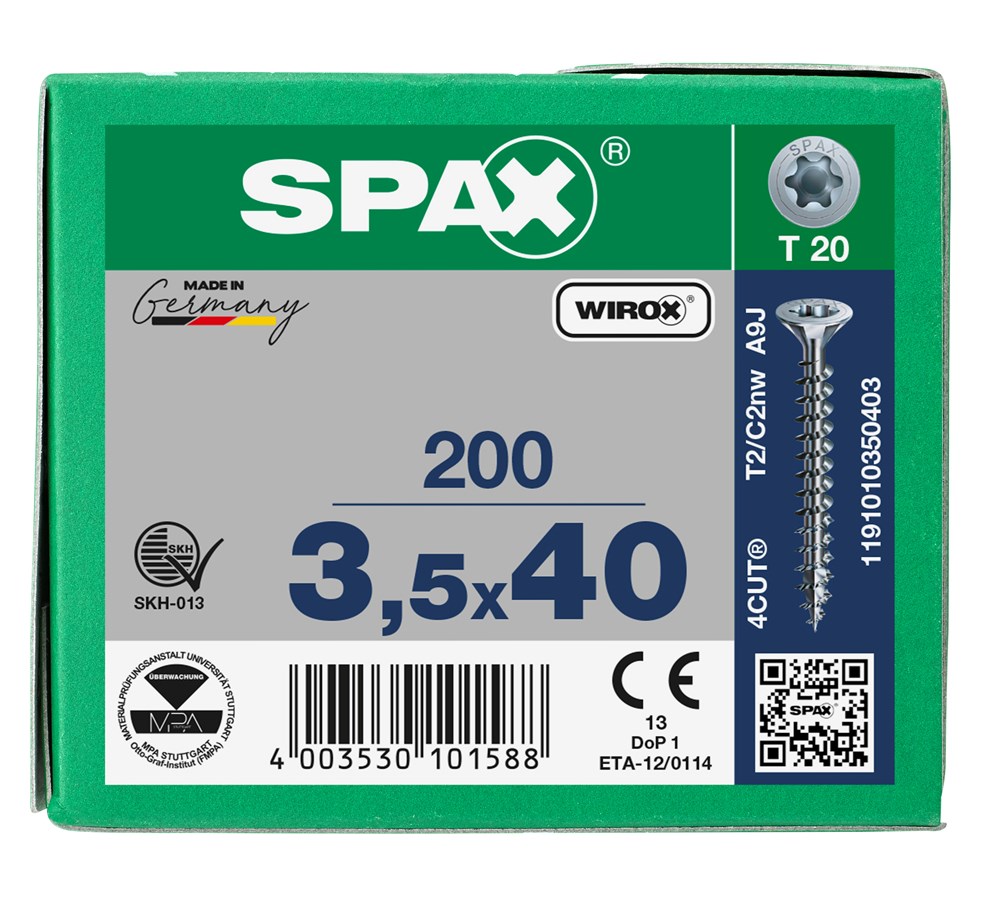 spaanplaatschroef wirox spax-6 spaanplaatschroef wirox spax-6