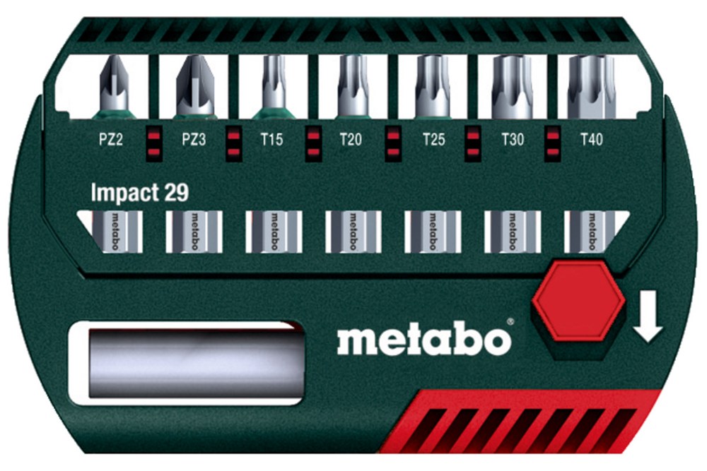 Afbeelding voor Metabo bit-assortment Impact 29 mm (8-delig)