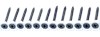Bandschroeven Snelbouwschroeven fijne draad type S trompetkop (staal gehard gefosfateerd grijs) QZ