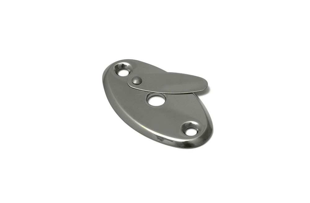 sleutelplaatje rvs dx-1 sleutelplaatje rvs dx-1