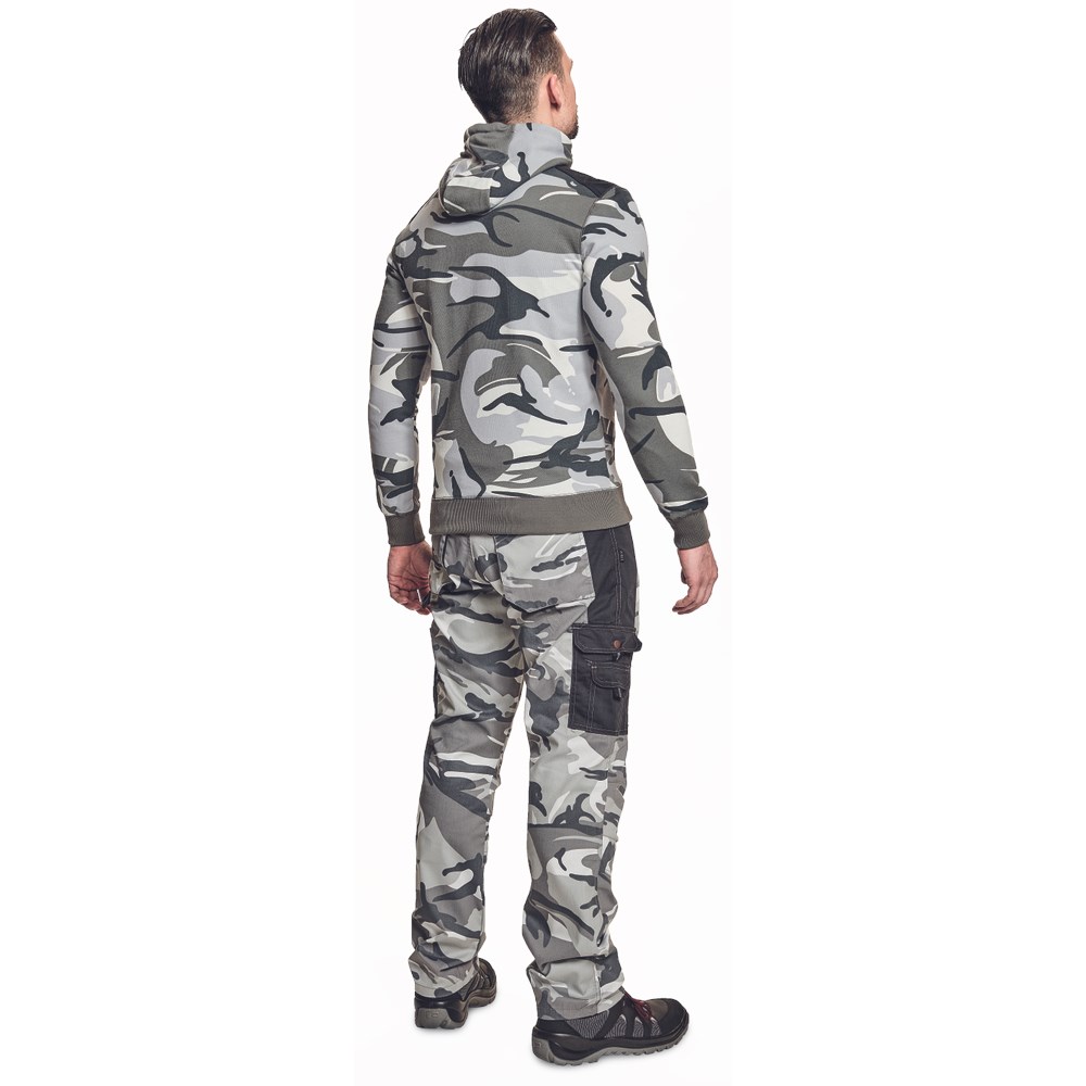 Crambe Sweatshirt Hoodie Camouflage Wit (4)