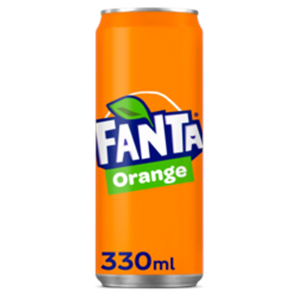 blikje fanta orange-1 blikje fanta orange-1