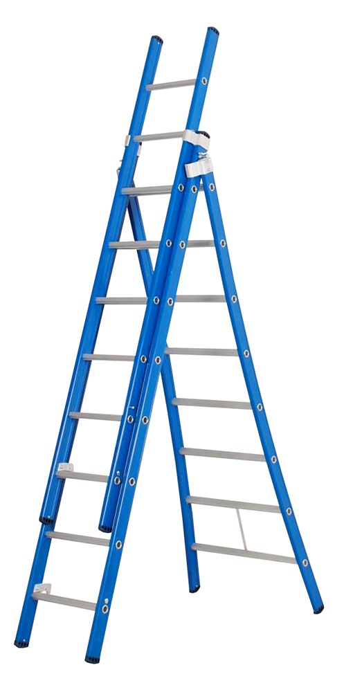 Afbeelding voor Driedelige Ladder zonder stabilisatiebalk Premium