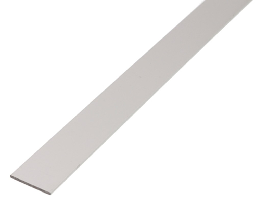 QUARKZMAN Platte stang van aluminium, vierkant, 12 x 40 x 254 mm